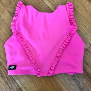 Tiger Friday Faye Cropped top in Hot Punk Size: Child Large